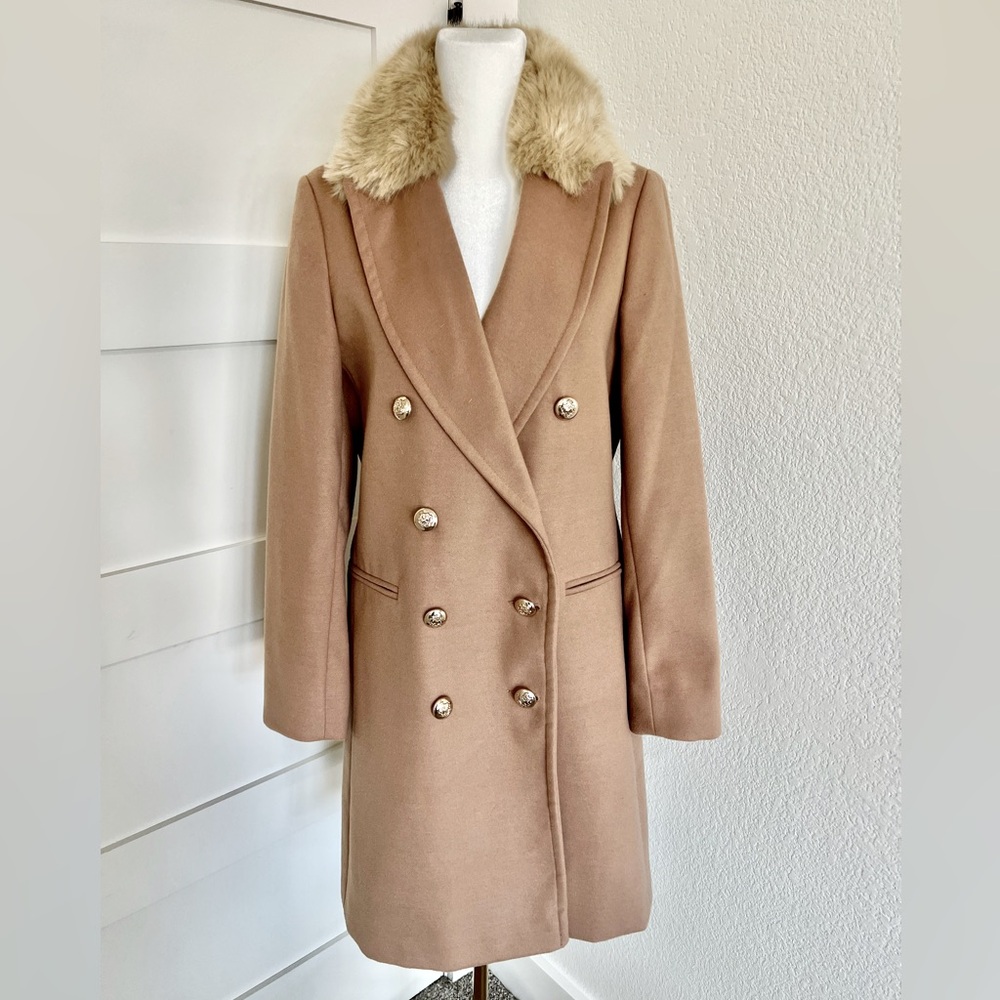 Double Breasted Button Closure Coat - image 2